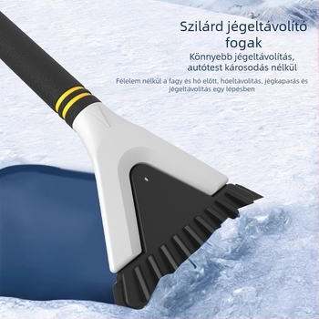 Gyári multifunkciós autós hólapát hókefe leolvasztó jégkaparó hókaparó ablaktörlő 5 az 1-ben fagykaparás