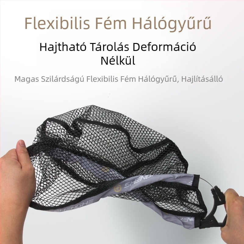 Összecsukható halászháló, kis halászháló, hordozható mini kézi botos horgászat, speciális horgászeszköz, teljes tartozékkészlet