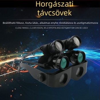 Horgásztávcső szemüveg régi fényszemű horgásztávcső rövidlátás horgásztávcső nagyító