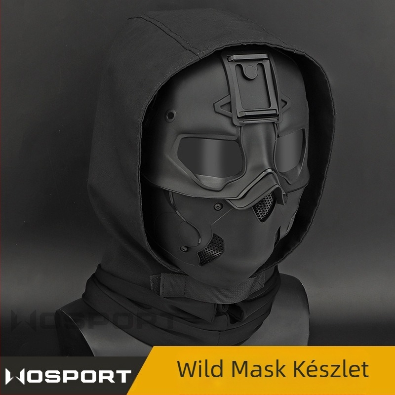 WOSPORT Wild Mask ruha Fejfedő Maszk Kettős felhasználású mód Teljes arcvédelem Egyszínű