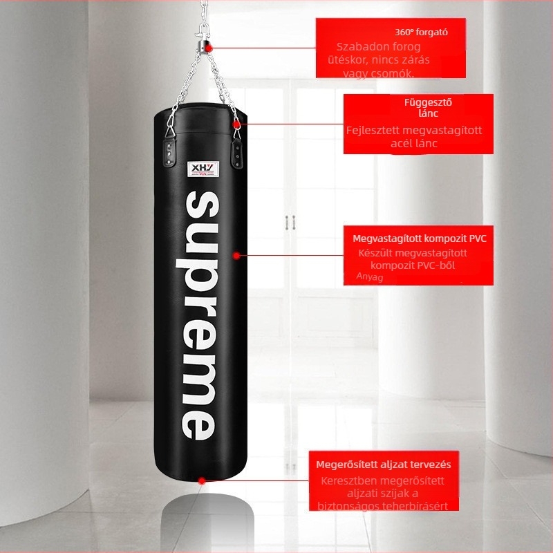 Ökölvívó homokzsákok, Sanda Hollow, Felnőtt és gyermek taekwondo harci edzőfelszerelések, Háztartási függő homokzsákok