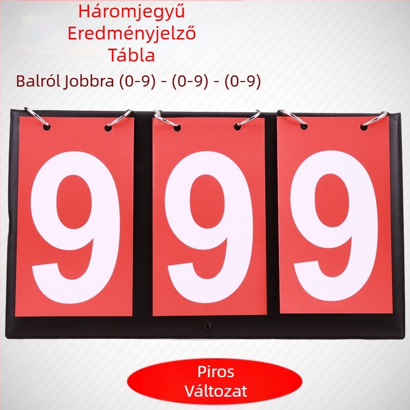 Kétszámjegyű pontozótábla, háromszámjegyű többfunkciós pontozótábla, asztalitenisz pontozóeszköz, négyszámjegyű pontozótábla, kosárlabda pontozóeszköz