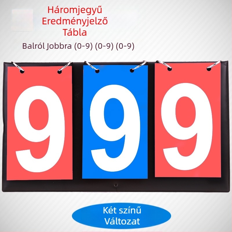 Kétszámjegyű pontozótábla, háromszámjegyű többfunkciós pontozótábla, asztalitenisz pontozóeszköz, négyszámjegyű pontozótábla, kosárlabda pontozóeszköz