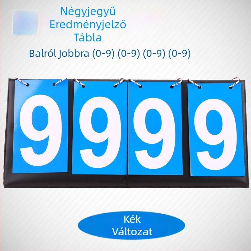 Kétszámjegyű pontozótábla, háromszámjegyű többfunkciós pontozótábla, asztalitenisz pontozóeszköz, négyszámjegyű pontozótábla, kosárlabda pontozóeszköz