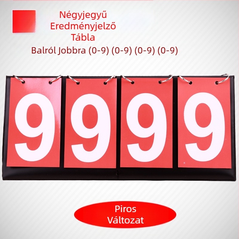 Kétszámjegyű pontozótábla, háromszámjegyű többfunkciós pontozótábla, asztalitenisz pontozóeszköz, négyszámjegyű pontozótábla, kosárlabda pontozóeszköz