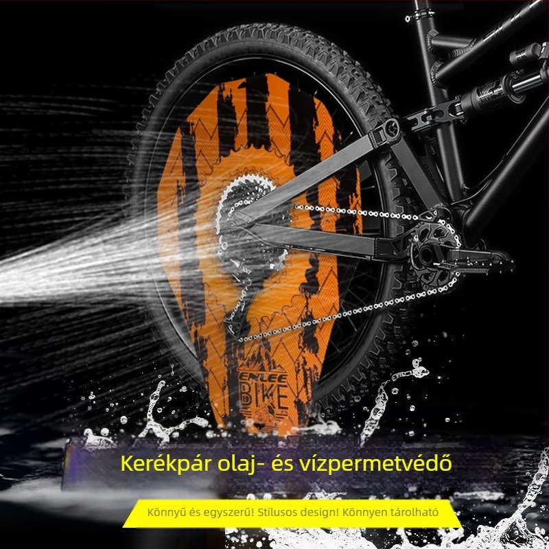 Kerékpár autómosó lerakódásgátló takaró, országúti, hegyi kerékpár, tárcsafék élvédő takaró, kerékpár karbantartás, autómosó takaró