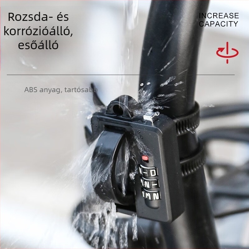 Elektromos akkumulátoros autós sisakzár jelszóval lopásgátló fix biztonsági kalapzár ingyenes lakat csat jelszó sisakzár