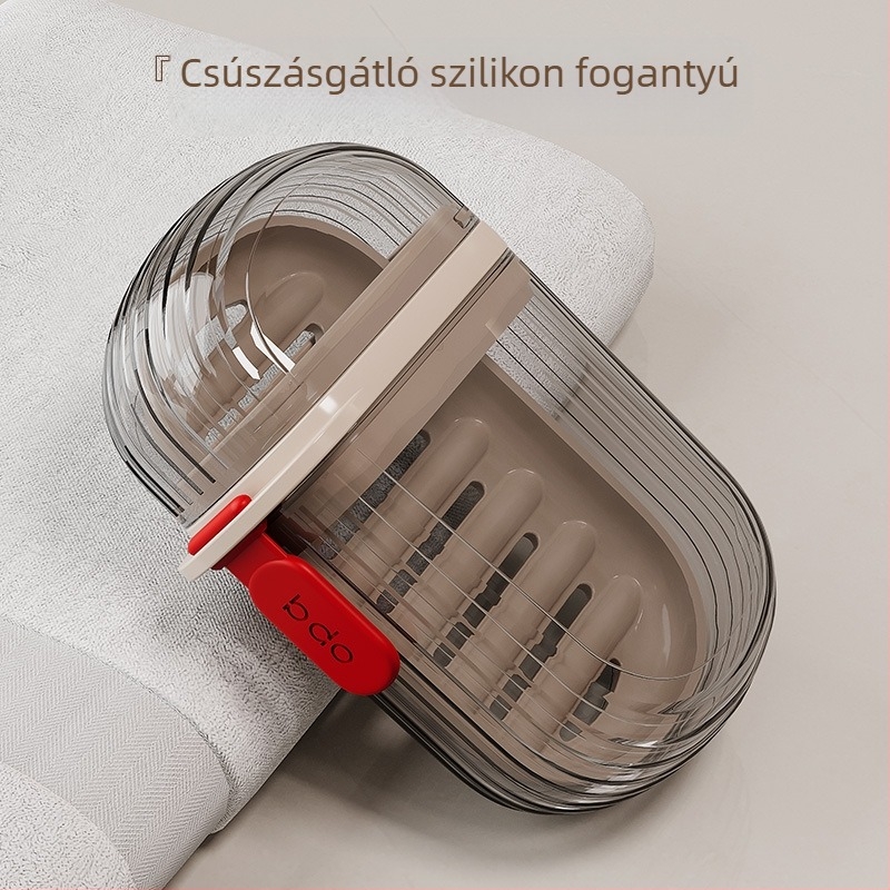 Etravel Könnyű Utazó Szappantartó Utazás Kreatív Fedett, Lezárt Szappantartó Vízelvezető Hordozható Üzleti Utazási Tárolás