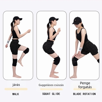 Téli gyermek felnőtt sínadrág görkorcsolyázás lovaglás esésgátló seggszőnyeg kültéri sportok ütközésgátló térdvédő könyökvédő