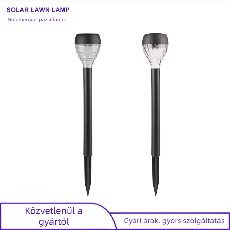 Napelemes gyepfény és árnyékbetét udvari kerti dekoráció kültéri vízálló LED éjszakai fény táj hangulatvilágítás