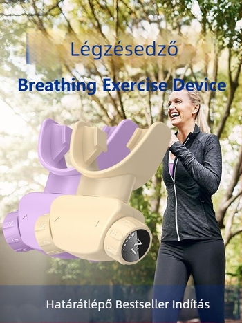 Légzésizom-tréner Légzéstréner Mélylégzéstréner Megnövelt vitálkapacitás Határokon átnyúló kézbesítés
