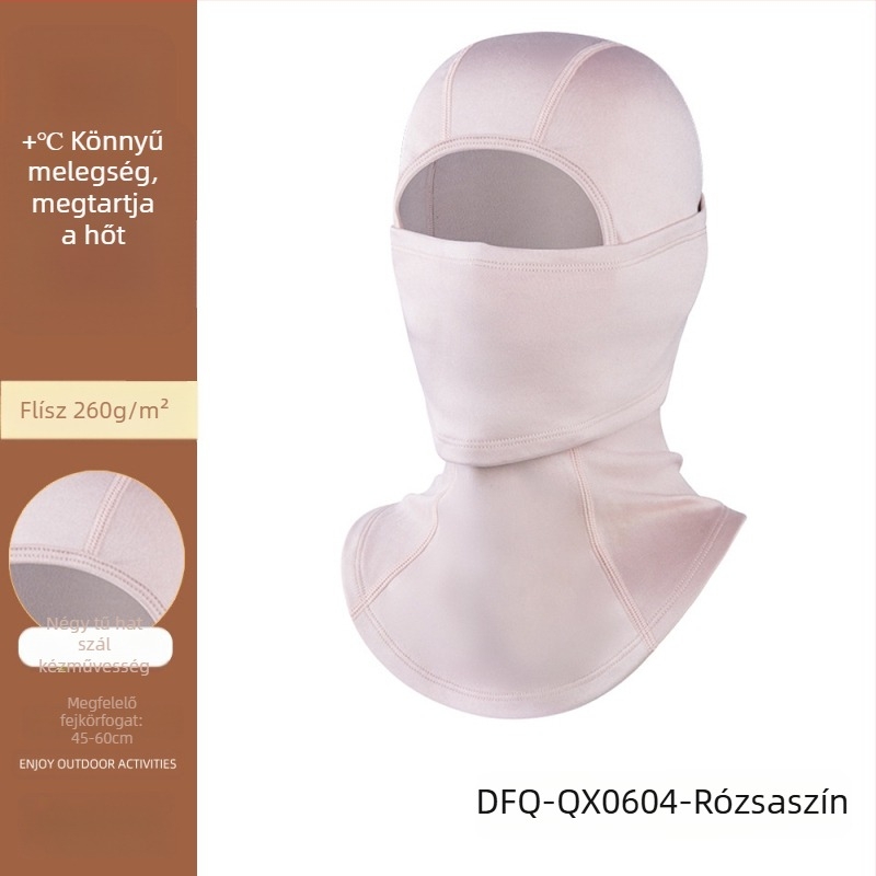 Téli kültéri símaszk motorkerékpár szélálló hidegálló meleg lovagló fejfedő gyapjúbéléssel ellátott arcvédő sál férfiaknak
