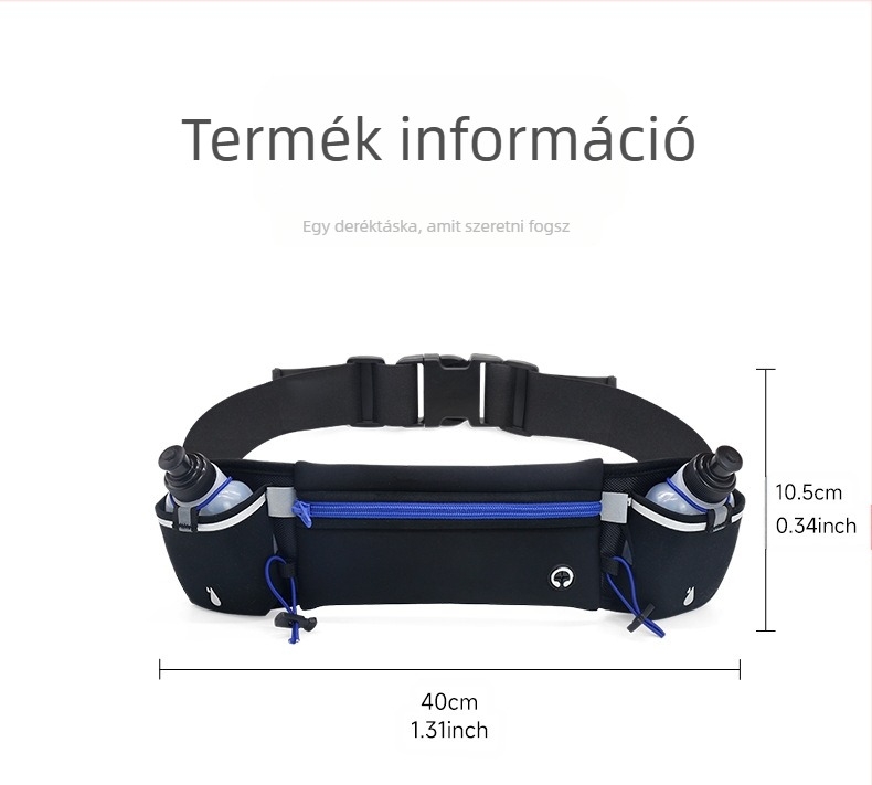Határokon átnyúló kültéri sport deréktáska fitnesz multifunkcionális vízforraló táska személyes futó mobiltelefon táska fitnesz ütközésgátló tárolótáska