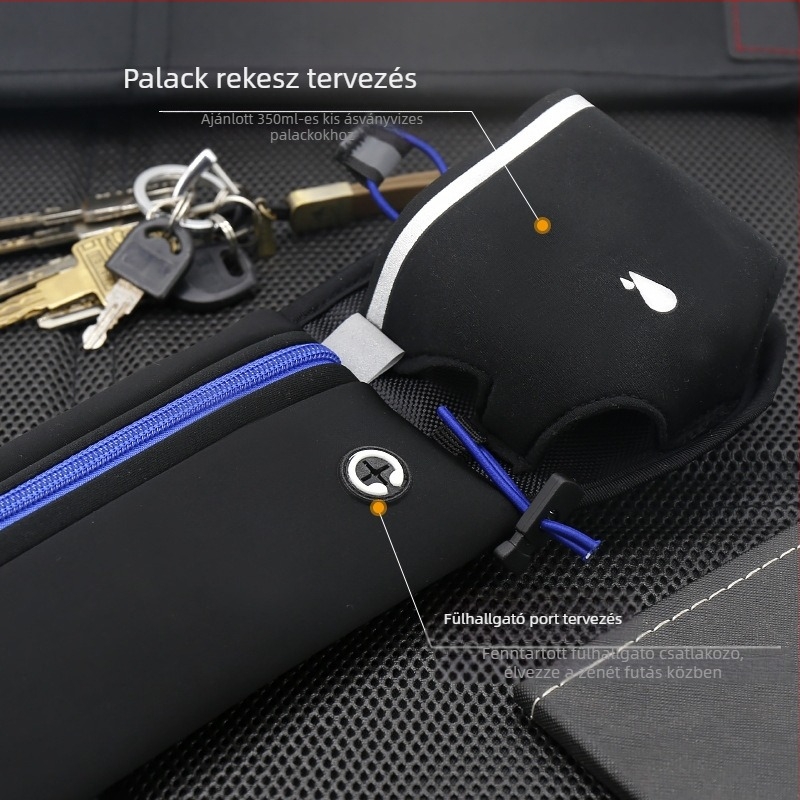 Határokon átnyúló kültéri sport deréktáska fitnesz multifunkcionális vízforraló táska személyes futó mobiltelefon táska fitnesz ütközésgátló tárolótáska