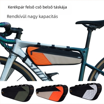 Kerékpártáska autópályára, hegyi kerékpárra, első híd felső cső, oldaltáska, tárolótáska, szerszámtáska, felső cső táska, kerékpáros táska