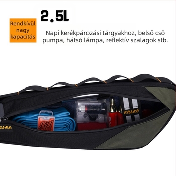 Kerékpártáska autópályára, hegyi kerékpárra, első híd felső cső, oldaltáska, tárolótáska, szerszámtáska, felső cső táska, kerékpáros táska