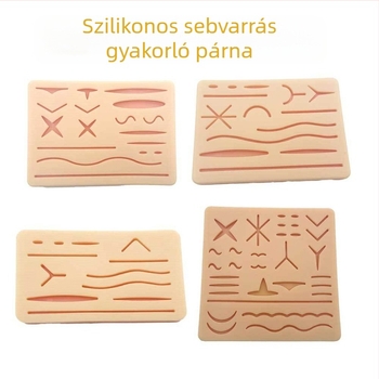 Több sebből álló varratgyakorló modul szilikon bőrsebészet orvostanhallgatóknak szimulált sebvarrat-eltávolítási gyakorlóeszköz