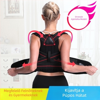 Erőgyártók felnőtt férfi és női diákok hátpúpos korrekciója testtartás nyári láthatatlan korrekció ülő testtartás ortézis