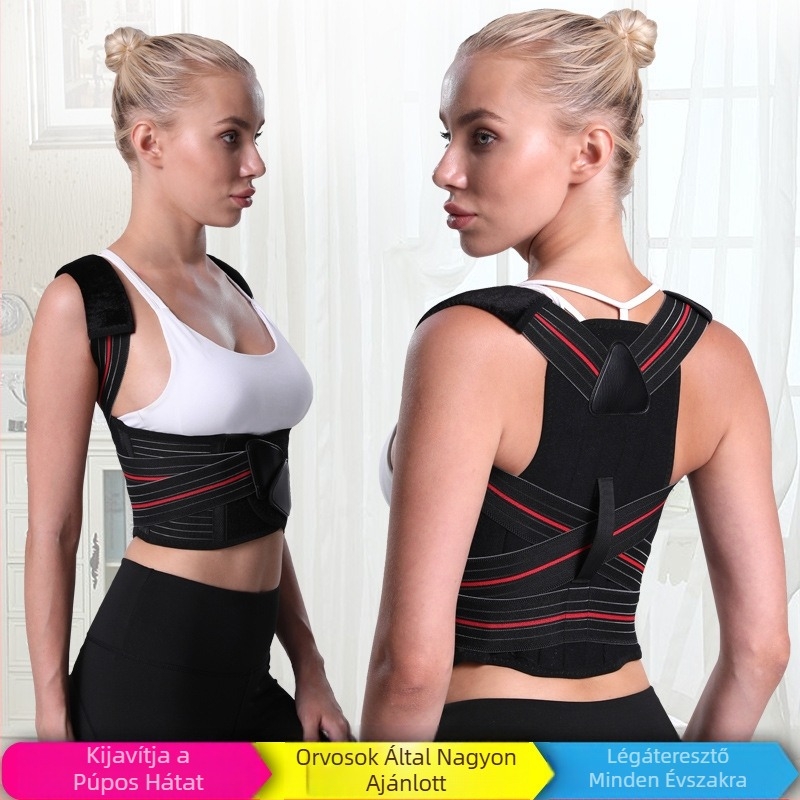 Erőgyártók felnőtt férfi és női diákok hátpúpos korrekciója testtartás nyári láthatatlan korrekció ülő testtartás ortézis