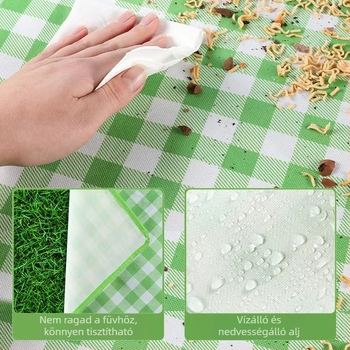 Piknik szőnyeg Nedvességálló szőnyeg Kültéri piknik szőnyeg Vízálló vastagított Oxford szövet PE Nem szőtt kézitáska piknik kendő