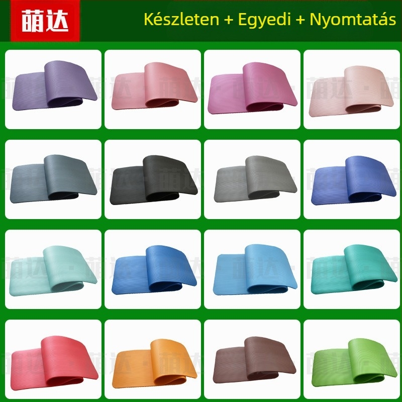 NBR10MM jógaszőnyeg mikrofolt másodosztályú meghosszabbított jógaszőnyeg vastagított táncfitnesz szőnyeg edzőszőnyeg