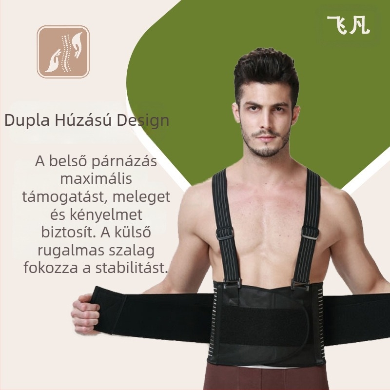 Levehető hevederes munkaöv Hordozó nehéz tárgyak mozgatásához Bordázott fix öv Lélegző nyomás alatti támasztóöv