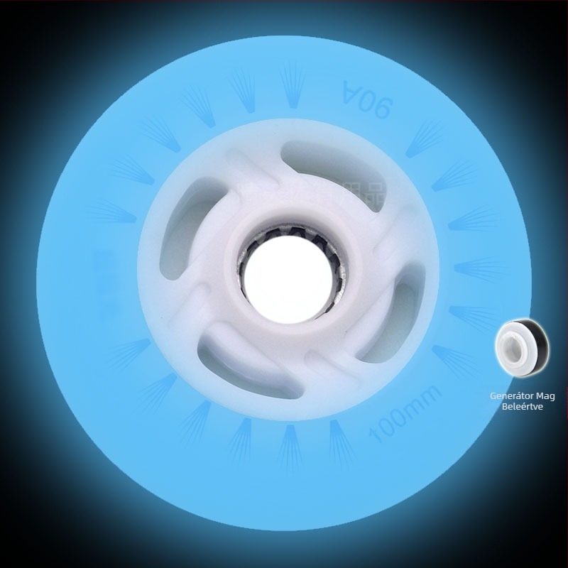 Görkorcsolya gyermek villámgyors görkorcsolya egyenes sorú világító kerék felnőtt görkorcsolya PU90 gyorskorcsolya 100mm110mm