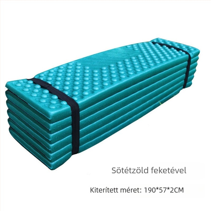 Kültéri túrázáshoz, kempingezéshez, vastagított, nedvességálló szőnyeg, Xpe dupla tojásvályús piknikszőnyeg, tojásfészek, összecsukható kemping stílusú szőnyeg, 190*57