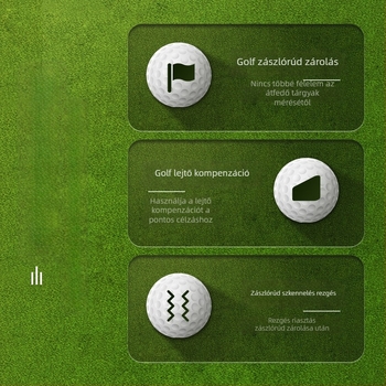 Golf lézeres távolságmérő kézi kültéri elektronikus vonalzó nagy pontosságú mérőműszer infravörös golf távolságmérő