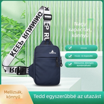 Yinglang új kültéri sport mellkasi táska, kis válltáska, férfi keresztpántos mobiltelefon övtáska, női mini divatos válltáska