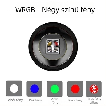 USB újratölthető RGB teleszkópos fókuszáló fotózási világítás zseblámpa hangulatkitöltő lámpa kültéri hordozható világítás SV96