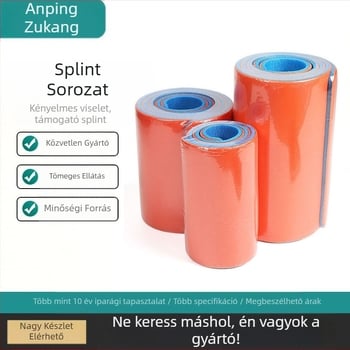 Gyári nagykereskedelmi elsősegélynyújtó tekercses sín polimer törésre rögzített sín vágható vízálló és műanyag