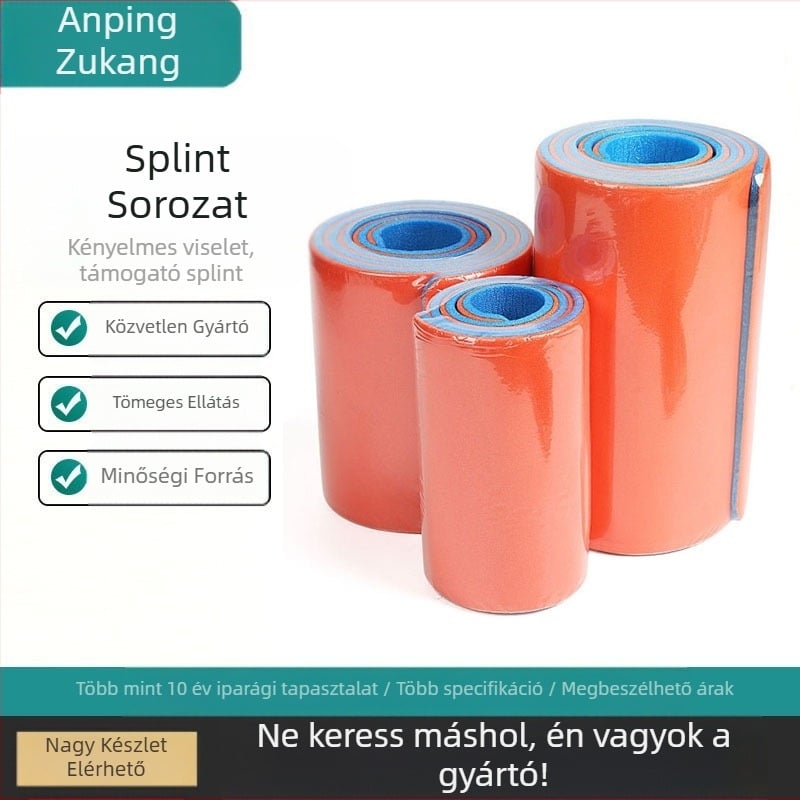 Gyári nagykereskedelmi elsősegélynyújtó tekercses sín polimer törésre rögzített sín vágható vízálló és műanyag