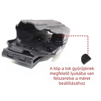 Műanyag acél P1 gyorshúzóhüvely Glock G17 derékra szerelhető gyorshúzóhüvely M921911 P226 Tactical 579 gyorshúzóhüvely
