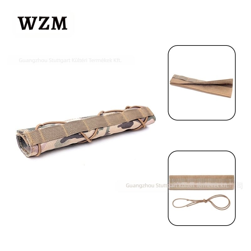 Új taktikai mesterlövész puska álcázóhuzat védelem álcázó hangtompító védőhuzat valódi CS taktikai felszerelés