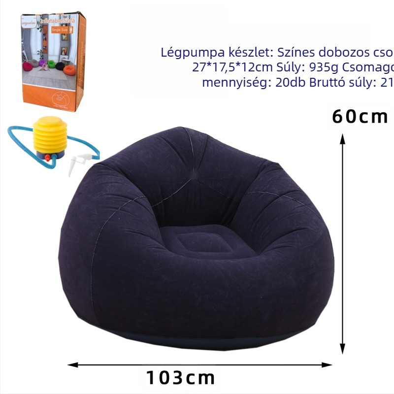 Felfújható lusta kanapé légszállító cső határokon átnyúló eladó felnőtt felfújható kanapé összecsukható gömb alakú kanapé felfújható babzsák