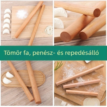 Sodrófa háztartási tömörfa sodrófa sodrófa tapadásmentes ébenfa sodrófa gombócbőr konyhai nagykereskedelem