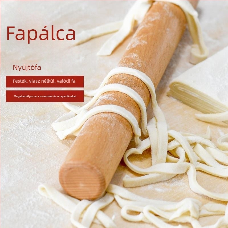 Sodrófa háztartási tömörfa sodrófa sodrófa tapadásmentes ébenfa sodrófa gombócbőr konyhai nagykereskedelem