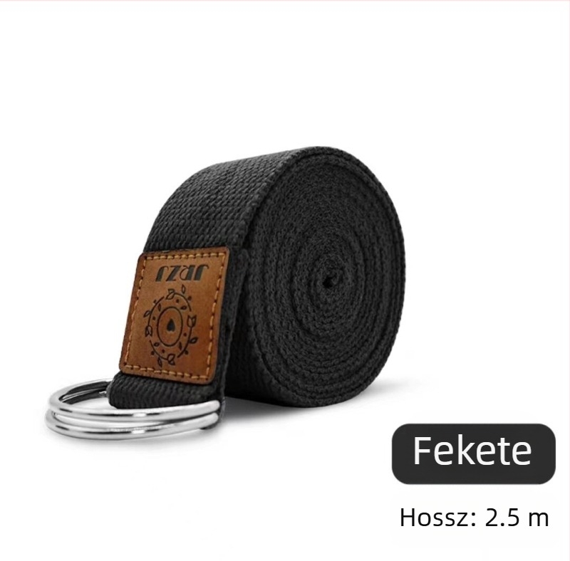 Új jóga nyújtóöv iyange jóga segéd nyújtóöv szalaggal nem rugalmas működésű nyújtóöv meghosszabbítva