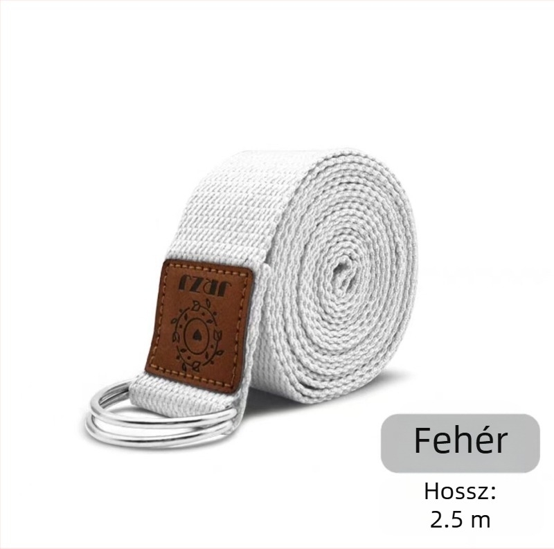 Új jóga nyújtóöv iyange jóga segéd nyújtóöv szalaggal nem rugalmas működésű nyújtóöv meghosszabbítva