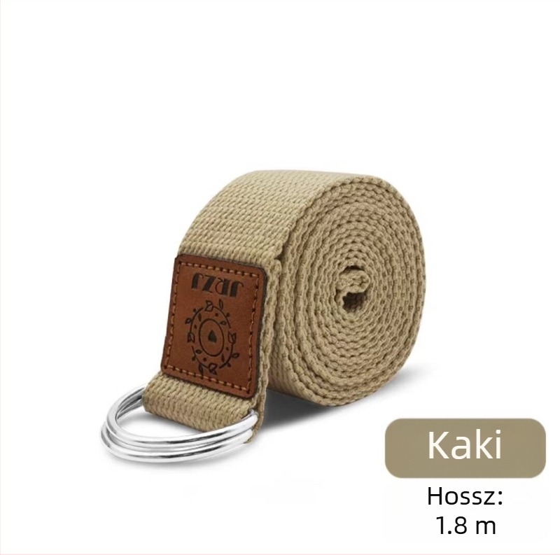 Új jóga nyújtóöv iyange jóga segéd nyújtóöv szalaggal nem rugalmas működésű nyújtóöv meghosszabbítva