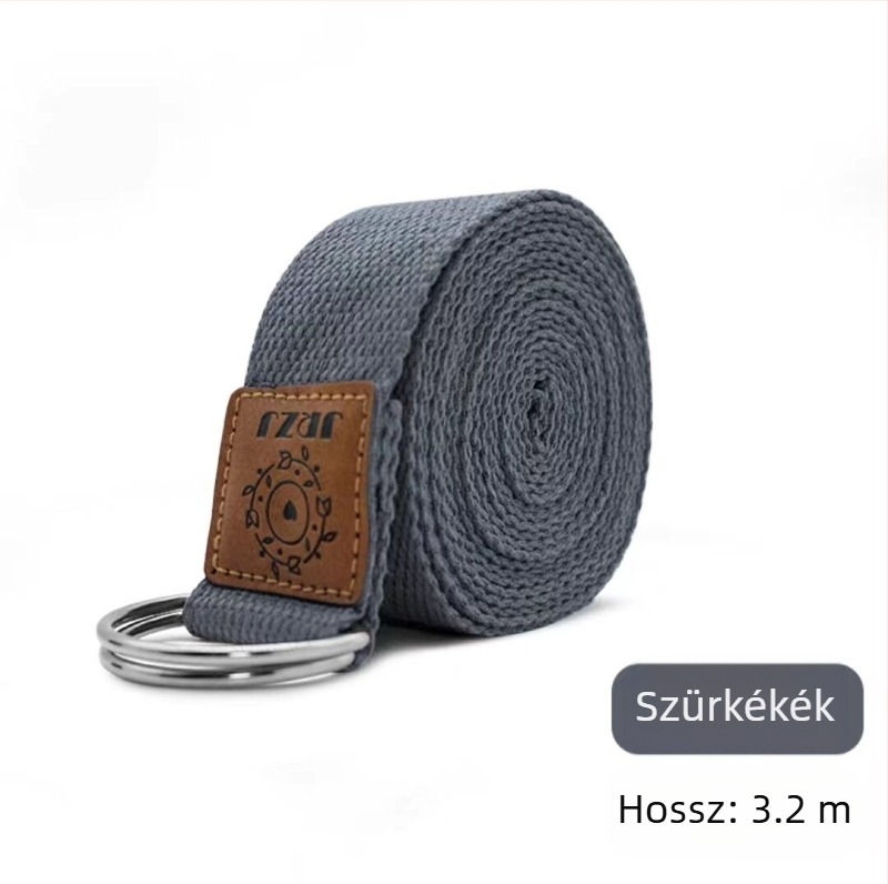 Új jóga nyújtóöv iyange jóga segéd nyújtóöv szalaggal nem rugalmas működésű nyújtóöv meghosszabbítva