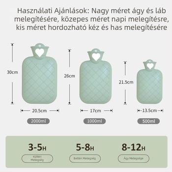 Meleg vizes zsák, újratölthető kézmelegítő, robbanásbiztos, kivehető és mosható, meleg baba, meleg hideg öv, menstruációs meleg hasra