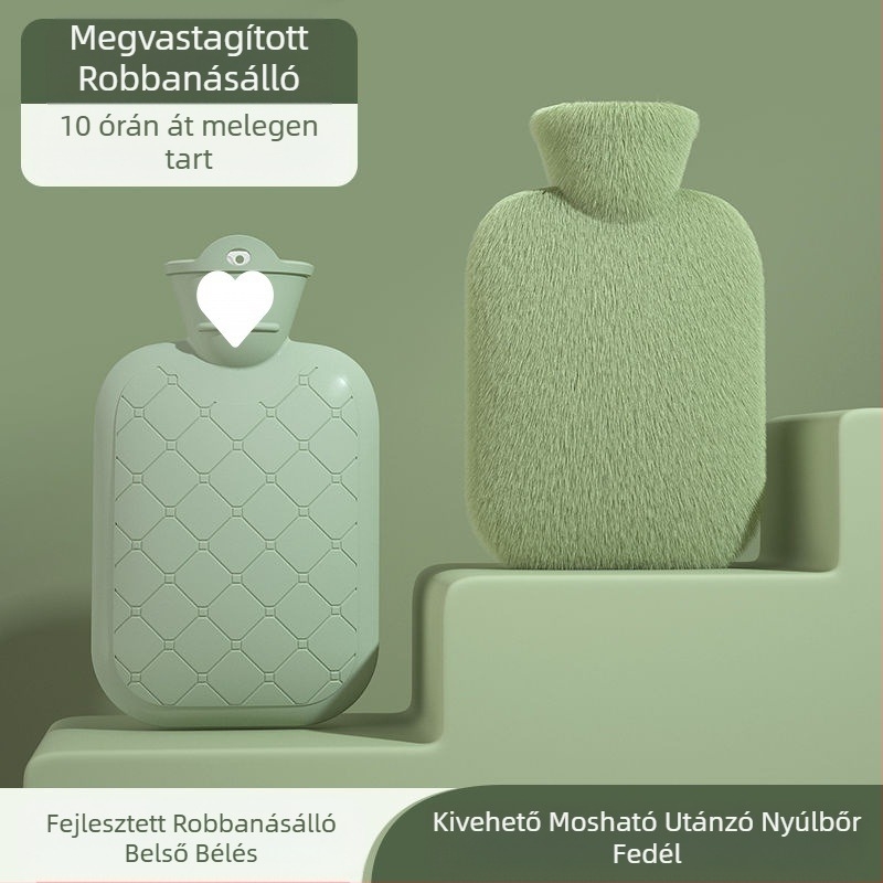 Meleg vizes zsák, újratölthető kézmelegítő, robbanásbiztos, kivehető és mosható, meleg baba, meleg hideg öv, menstruációs meleg hasra