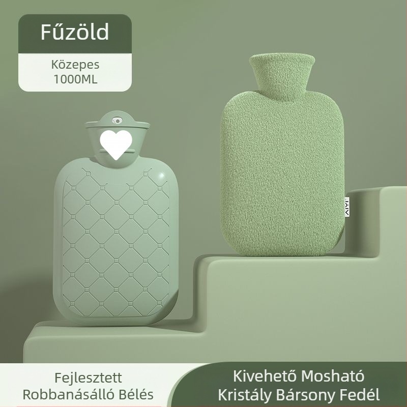 Meleg vizes zsák, újratölthető kézmelegítő, robbanásbiztos, kivehető és mosható, meleg baba, meleg hideg öv, menstruációs meleg hasra
