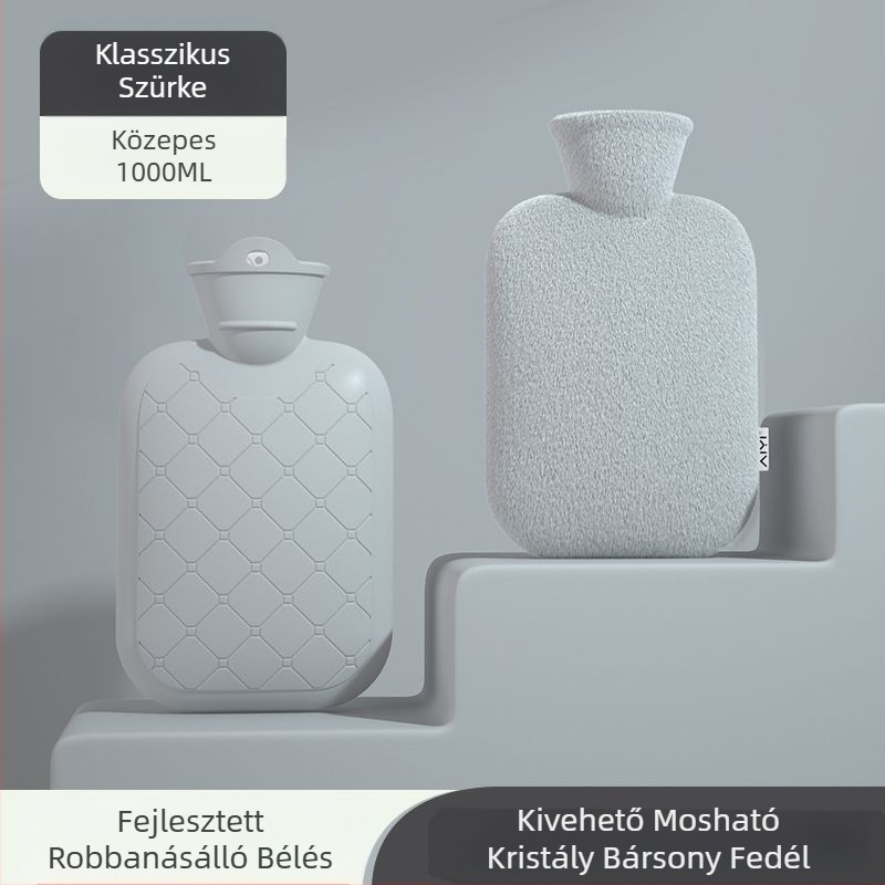Meleg vizes zsák, újratölthető kézmelegítő, robbanásbiztos, kivehető és mosható, meleg baba, meleg hideg öv, menstruációs meleg hasra