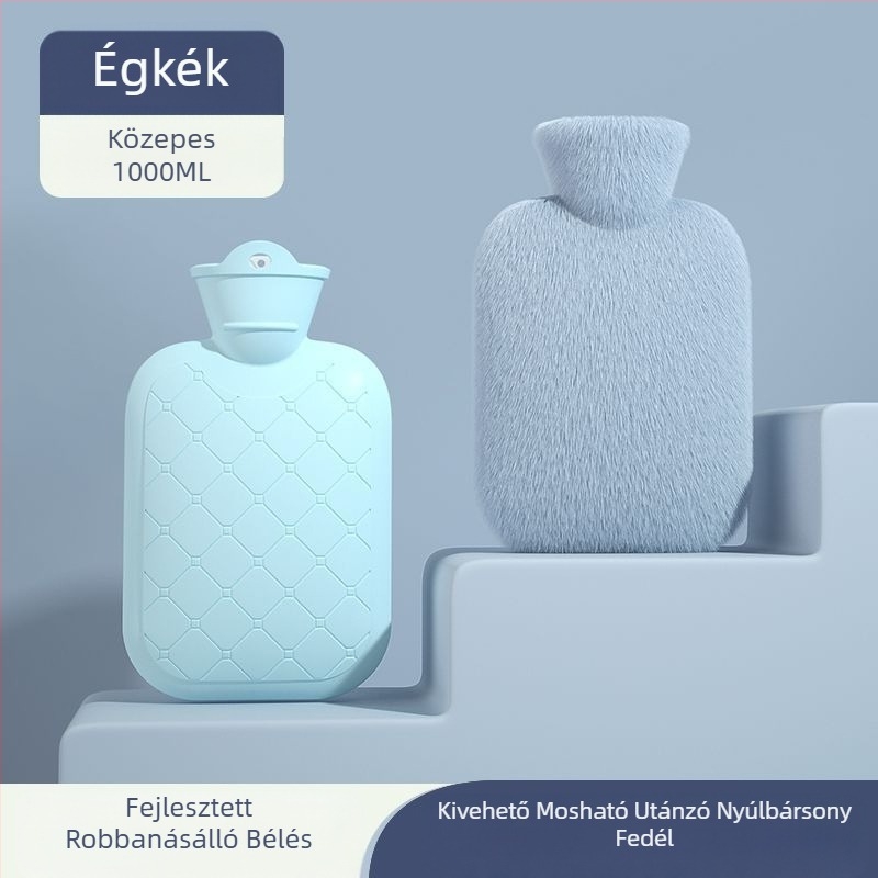 Meleg vizes zsák, újratölthető kézmelegítő, robbanásbiztos, kivehető és mosható, meleg baba, meleg hideg öv, menstruációs meleg hasra