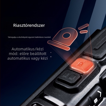 Kereskedelmi, professzionális, leesésbiztos VHF kézi walkie-talkie nagy teljesítményű, zajszigetelt, mérnöki kommunikációhoz, biztonságbiztosításhoz és védelemhez
