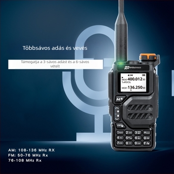 Kereskedelmi, professzionális, leesésbiztos VHF kézi walkie-talkie nagy teljesítményű, zajszigetelt, mérnöki kommunikációhoz, biztonságbiztosításhoz és védelemhez