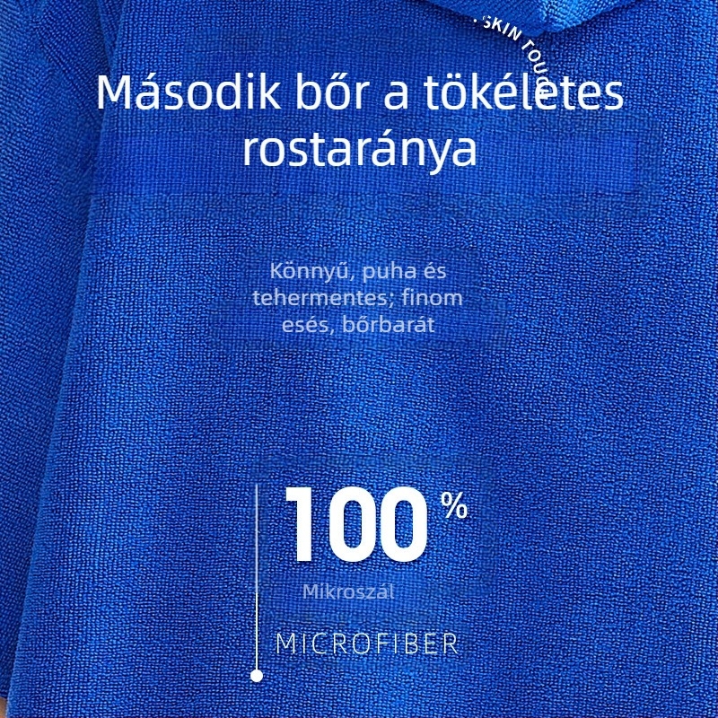 Mikroszálas törölköző, fürdőköpeny, felnőtt nedvszívó fürdőköpeny, viselhető kapucnis fürdőlepedő, úszás, búvárkodás, meleg strandtörölköző